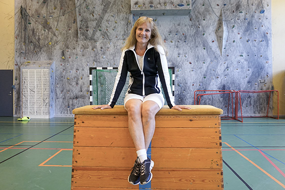 Ann-Christin Sollerhed tycker att det &auml;r skr&auml;mmande att s&aring; lite r&ouml;relse ing&aring;r i f&ouml;rskolan, och hoppas att r&ouml;relse ska ges mer plats i b&aring;de samtalen och aktiviteterna.