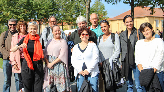 De elva deltagarna på det internationella botSTEM-mötet i Kristianstad.