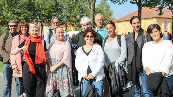 De elva deltagarna på det internationella botSTEM-mötet i Kristianstad.