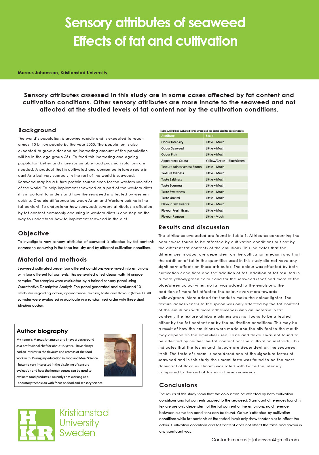 Marcus Johansson poster.