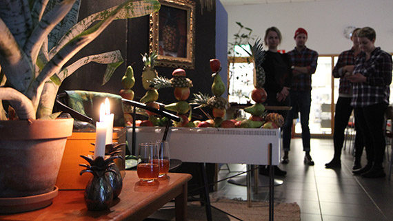 Monter Presentation av tepache.