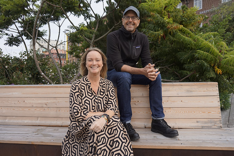 Marie Fridberg and Thomas Beery.