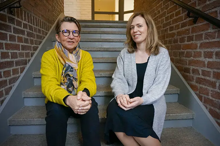 Genom att tr&auml;ffa andra i programmet f&aring;r man en b&auml;ttre uppfattning om vilken forskning som bedrivs p&aring; h&ouml;gskolan. Det uppst&aring;r en samh&ouml;righet, en k&auml;nsla av att vi g&ouml;r detta tillsammans, menar Agneta Jonsson och Daniela Argento.