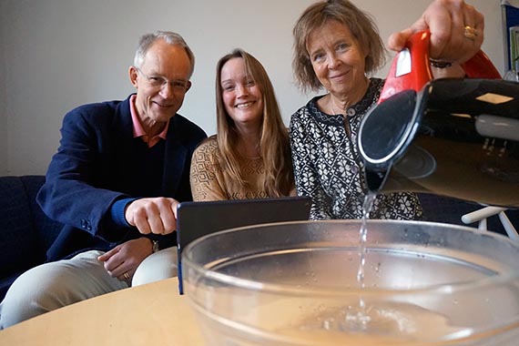 Andreas Redfors, Marie Fridberg och Susanne Thulin.