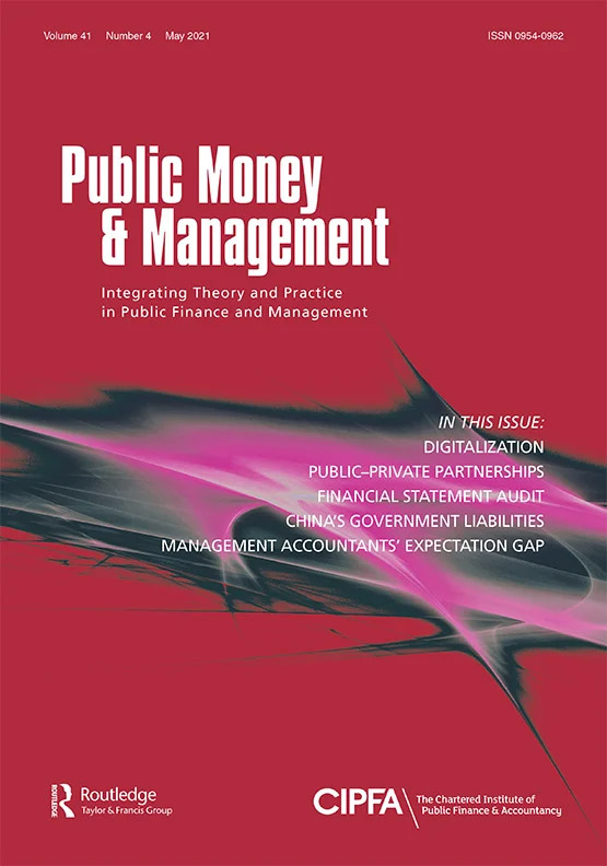 Omslag Public Money & Management.