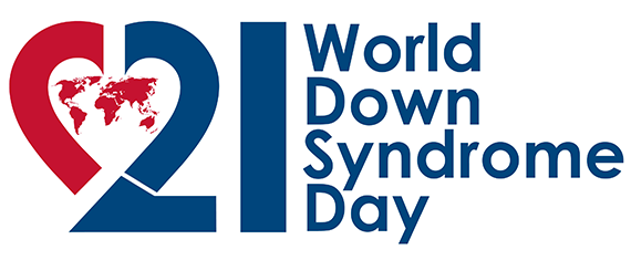 World Down Syndrome Day logo.