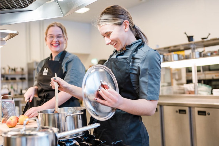Studenter från Gastronomiprogrammet