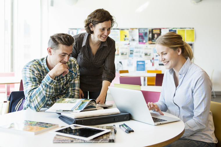 Lärare i diskussion