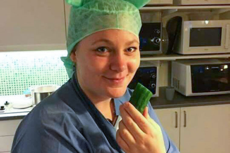 Ciclia Nagel &auml;ter gurka.