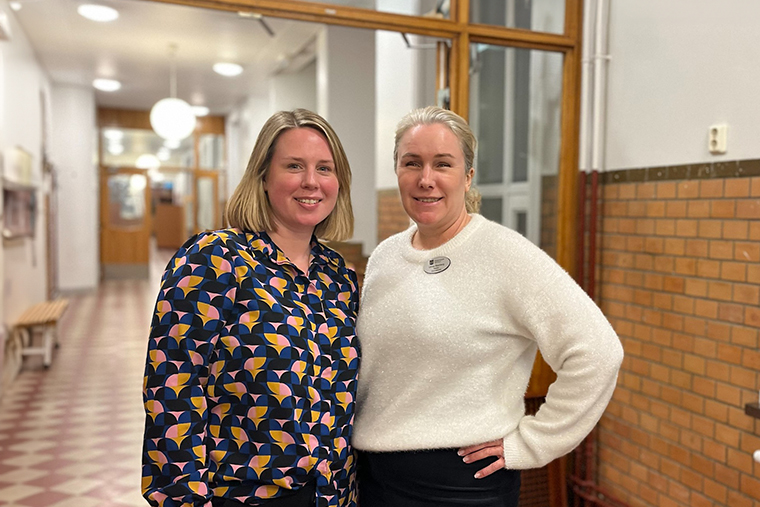 Frida Wrede och Ulrika Åkerberg.