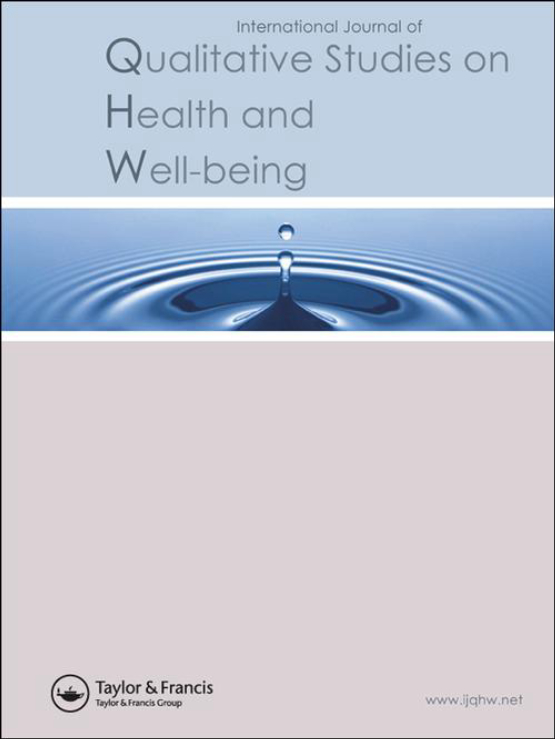 Omslag till International Journal of Qualitative Studies on Health and Well-being.