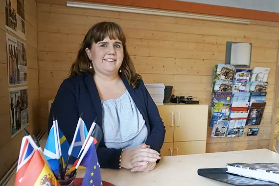 Martina jobbar som yrkeslärare