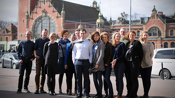 Kick-Off möte av MORPHEUS i Gdansk 14-15 Mars 2017. Erland Björklund och Ola Svahn längst till vänster i bild.