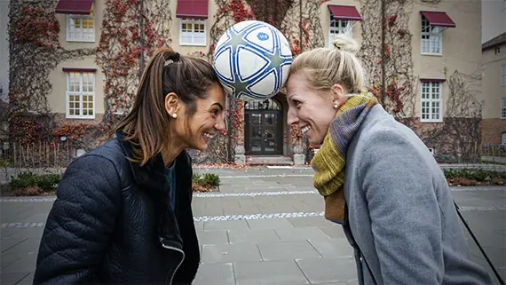 Lisa Klinga och Sandra Adolfsson. Lisa Klinga och Sandra Adolfsson.