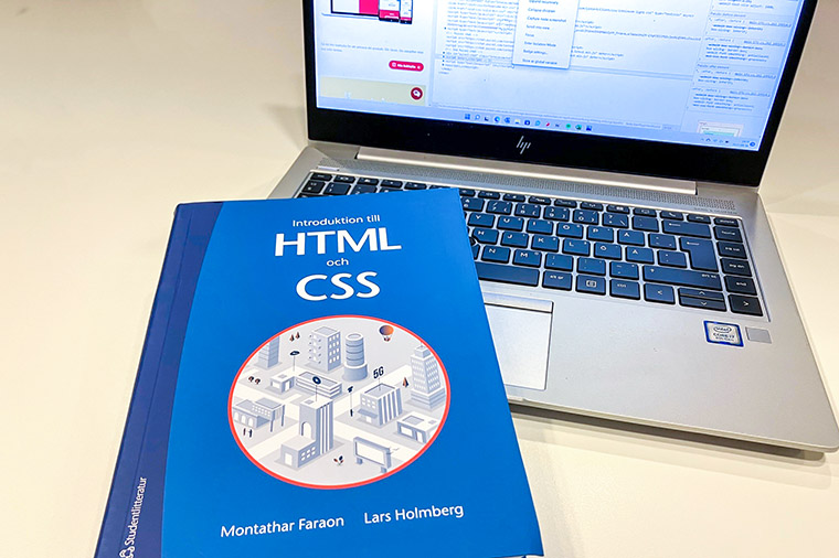 L&auml;roboken Introduktion till HTML och CSS.