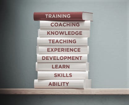 En trave med böcker.