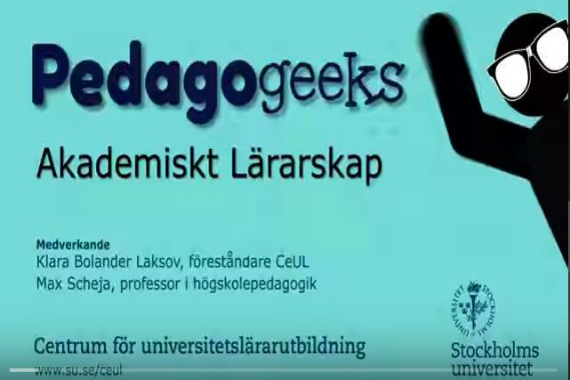 Pedagogeeks. Akademiskt l&auml;rarskap.