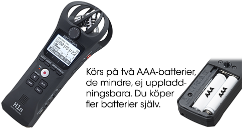 Bild på ljudinspelare Zoom H1n