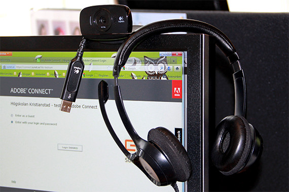 Headset och videokamera
