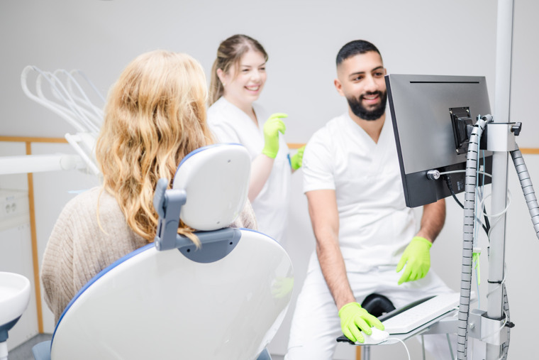 Tandhygienister i patientmottagningen
