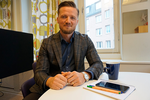 Arber Jashari, alumn fr&aring;n PA-programmet