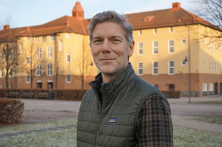 Ulf Ericsson på högskolans campus