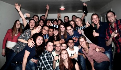 Adrian and his friends