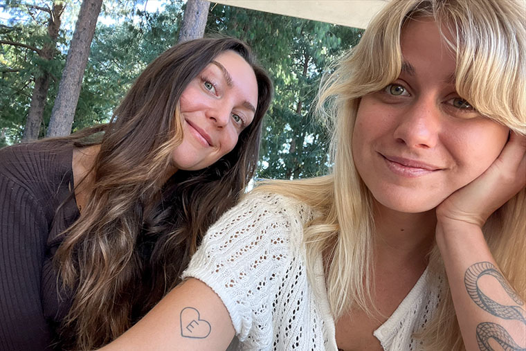 Gastronomistudenterna Matilda Johansson Melker  och Moa Hansell.